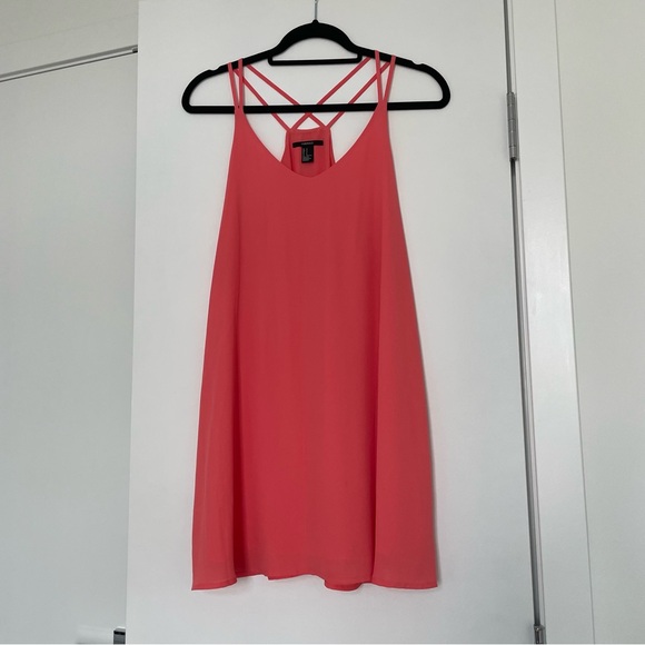 Forever 21 Coral Sleeveless Dress - Picture 1 of 4